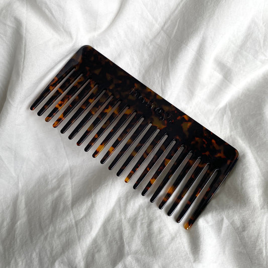Tortoise Shell Wide Tooth Comb