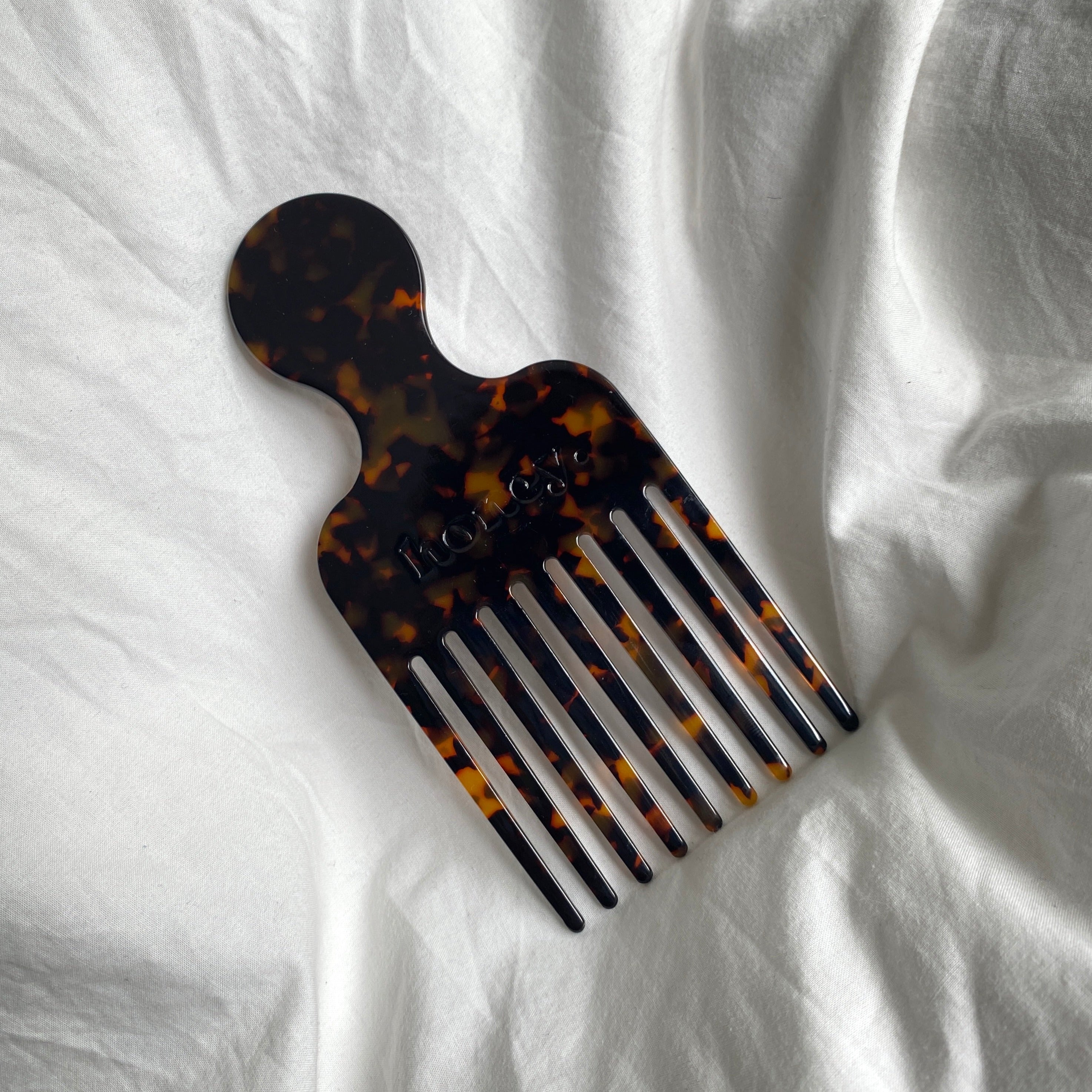Afro Comb for Curly Hair - Tortoise Shell – Honey Haircare